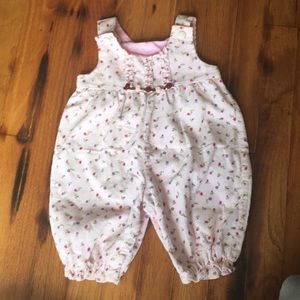 Vintage 3/6 Month corduroy overalls